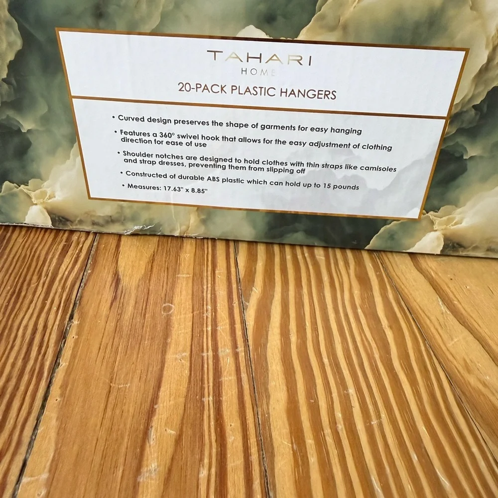 ONE Tahari Plastic Hangers - Pick Purple or Black